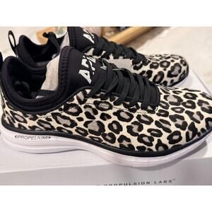 APL Women’s Iconic Phantom Sneakers – Leopard Print | Size 5.5 NEW